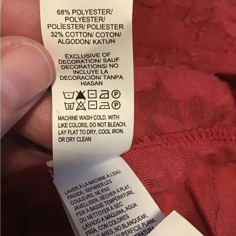 NWT! Lucky Brand Rust Lace Blouse - Picture 7 of 7
